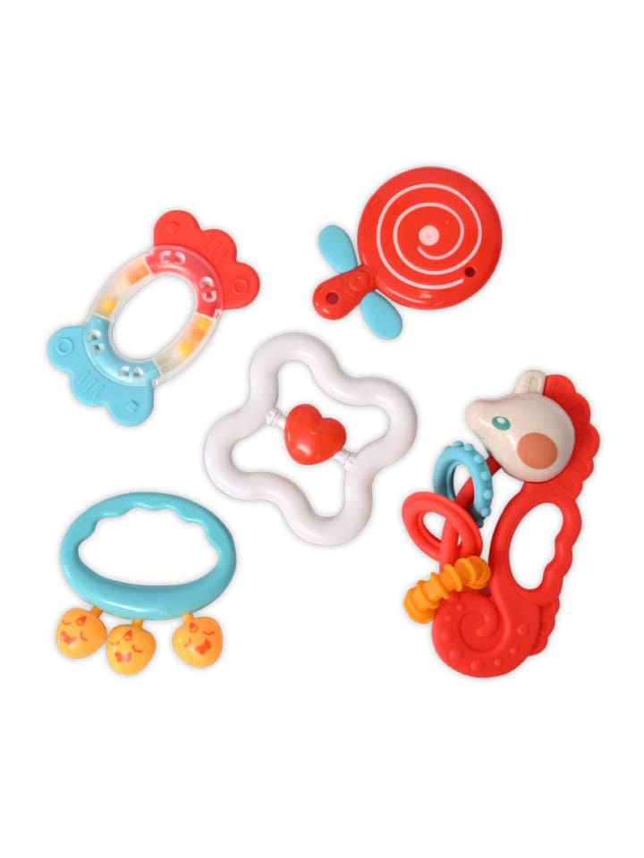 Lorelli Babyrassel-Set 5-teilig in bunt günstig kaufen onesize