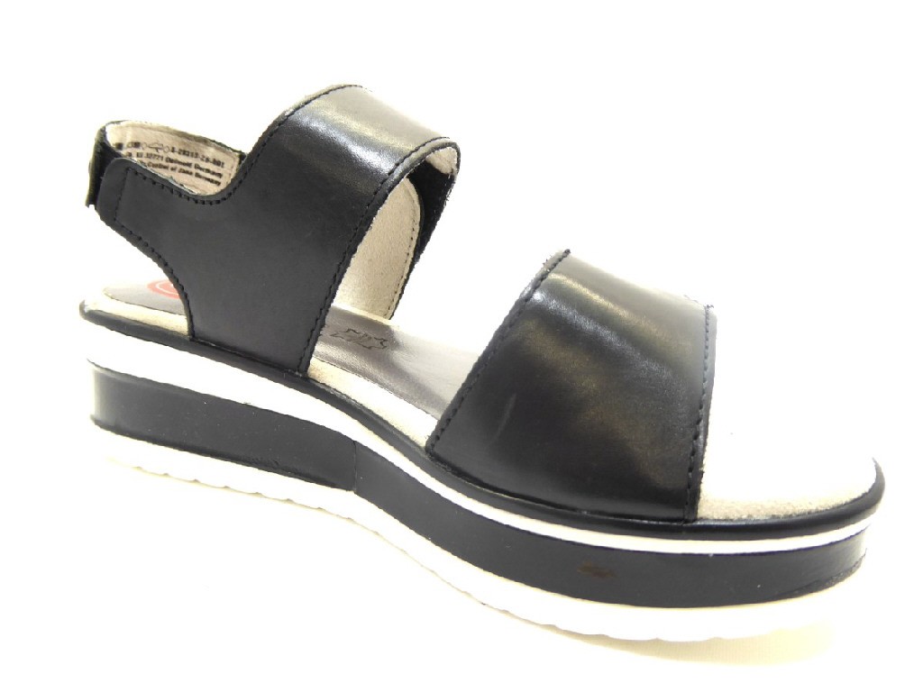 JANA Klassische Sandalen schwarz