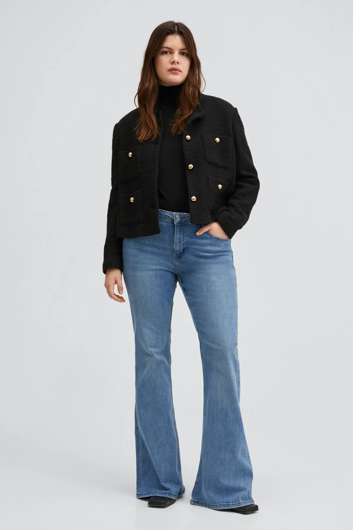 MANGO  Blaue Damenjeans 27040896