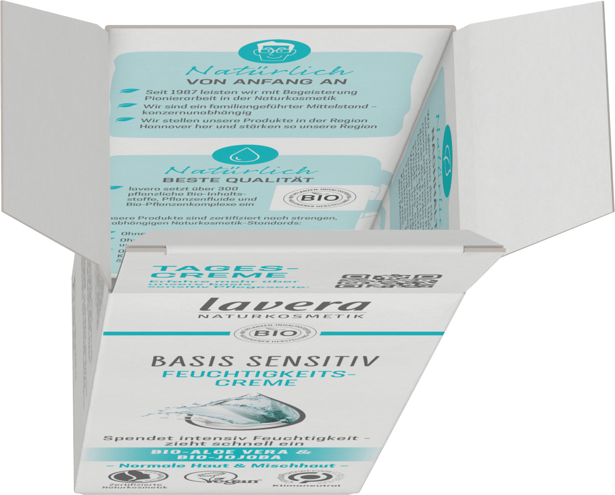 Gesichtscreme Basis Sensitiv feuchtigkeitsspendend, 50 ml