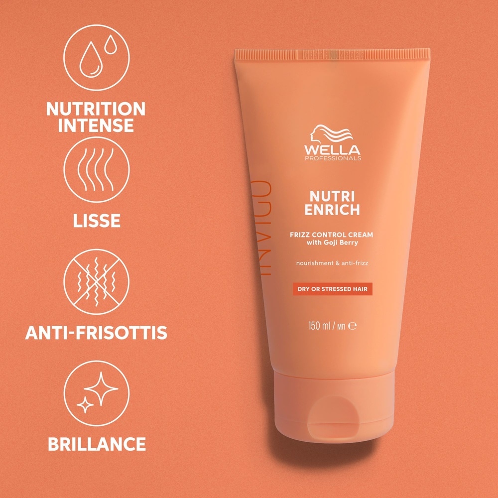 Wella Invigo Nutri-Enrich Crème de Lissage Anti-Frisottis et nourissant Soin sans rinçage