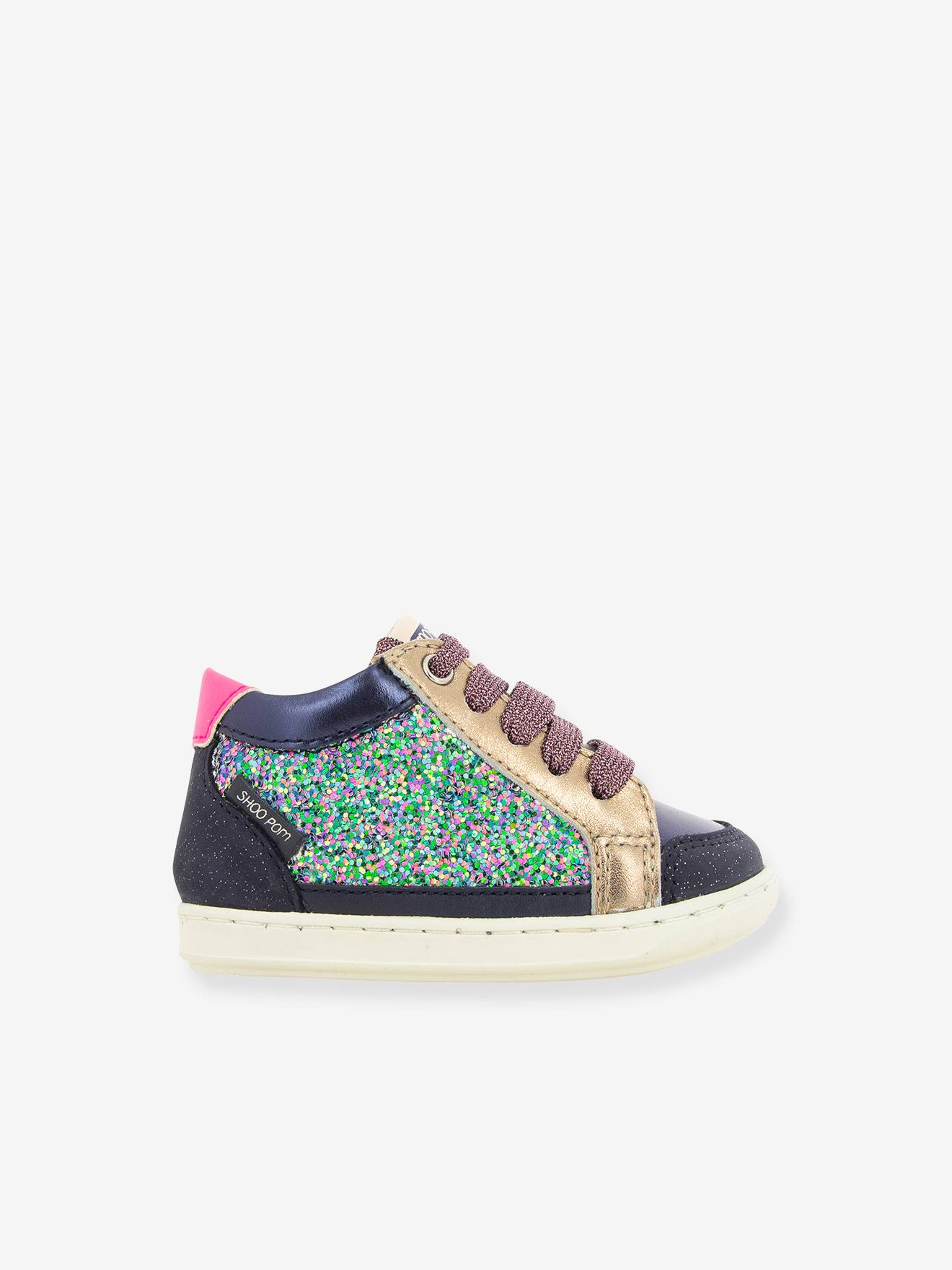 Bottines bébé Bouba Connect Gloss SHOO POM® marine