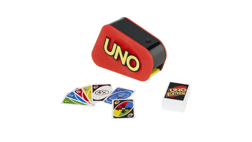 Mattel Games UNO Extreme, Kartenspiel, Kinderspiel, Gesellschaftsspiel
