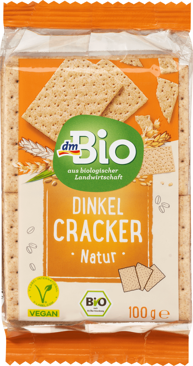 Cracker, Dinkel natur, 100 g
