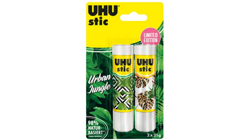 UHU stic URBAN JUNGLE ohne Lösungsmittel 2 x 21g 42 g