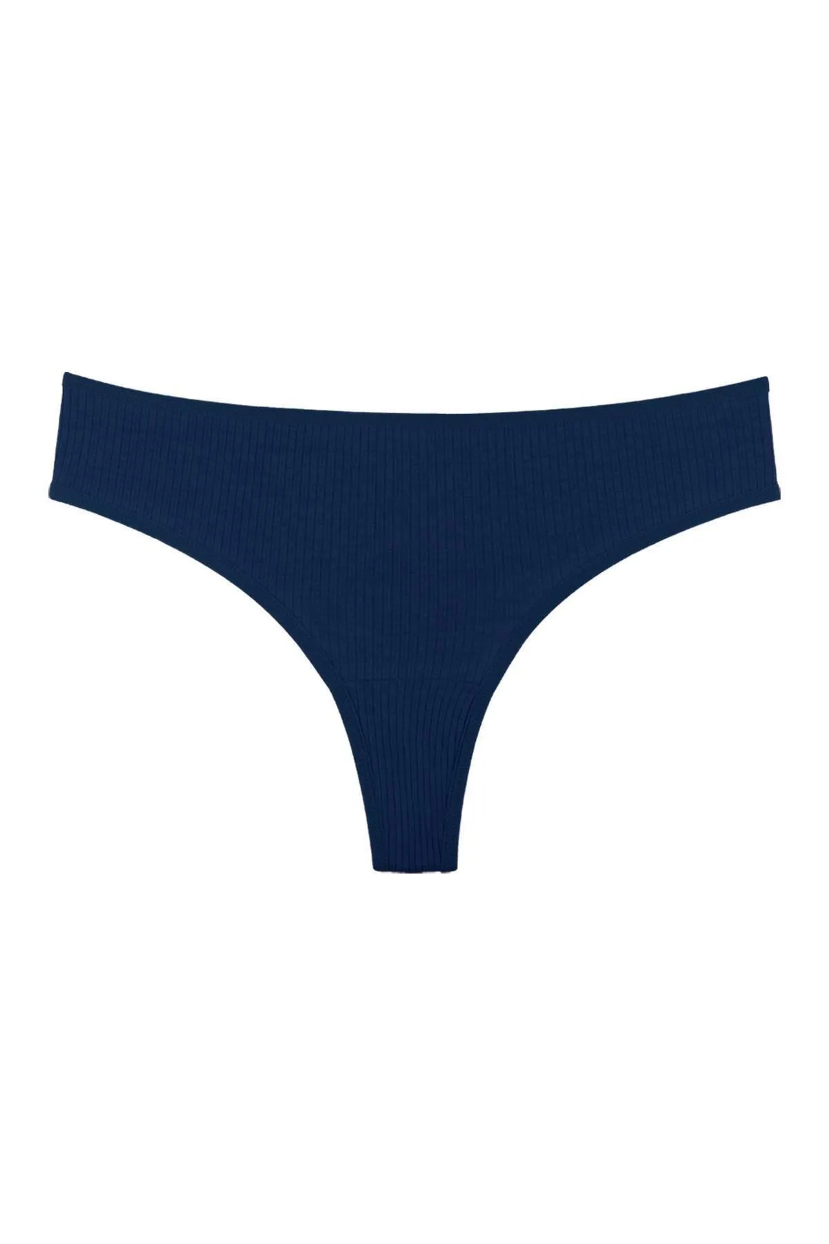 Sensu  Gerippter brasilianischer Tanga für Damen im 7er-Pack