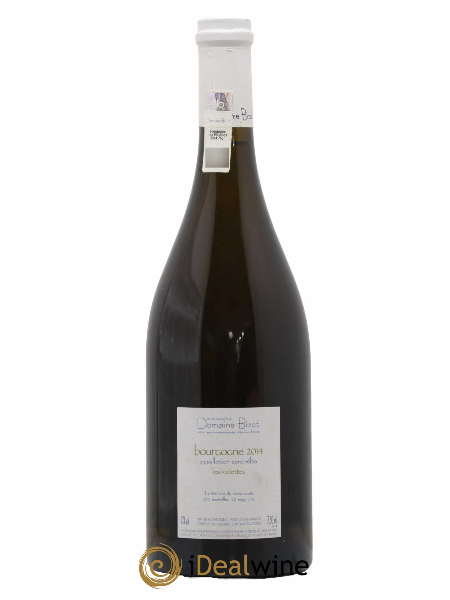 Bourgogne Les Violettes Bizot (Domaine)  2014 - Lot de 1 Bouteille