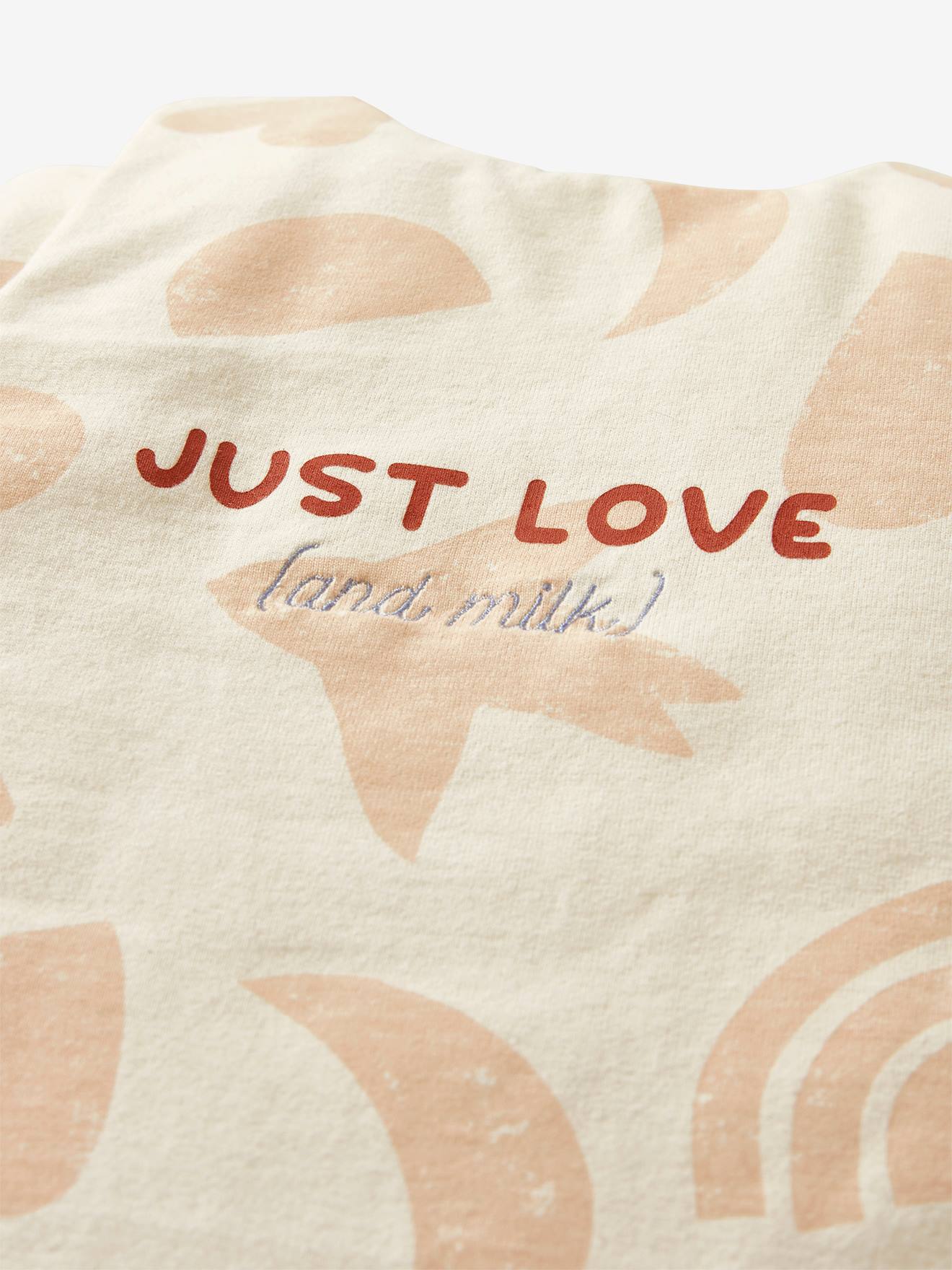 Vertbaudet Bio-Kollektion: Baby Winterschlafsack HAPPY SKY - beige bedruckt