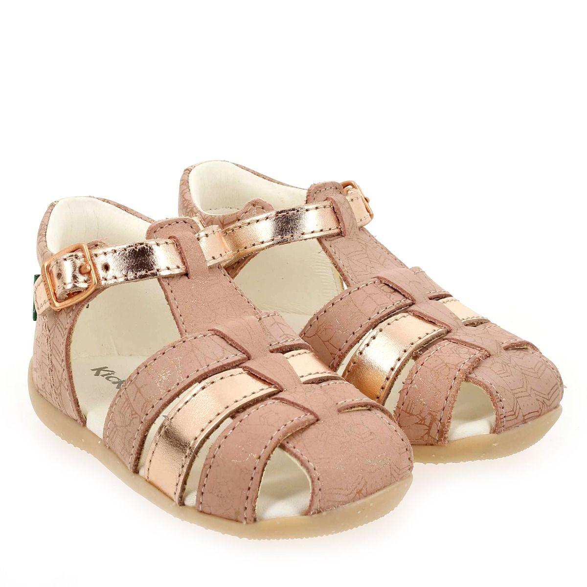 Kickers  BIGFLY-2 ETHNIC - Rose Cuivré
