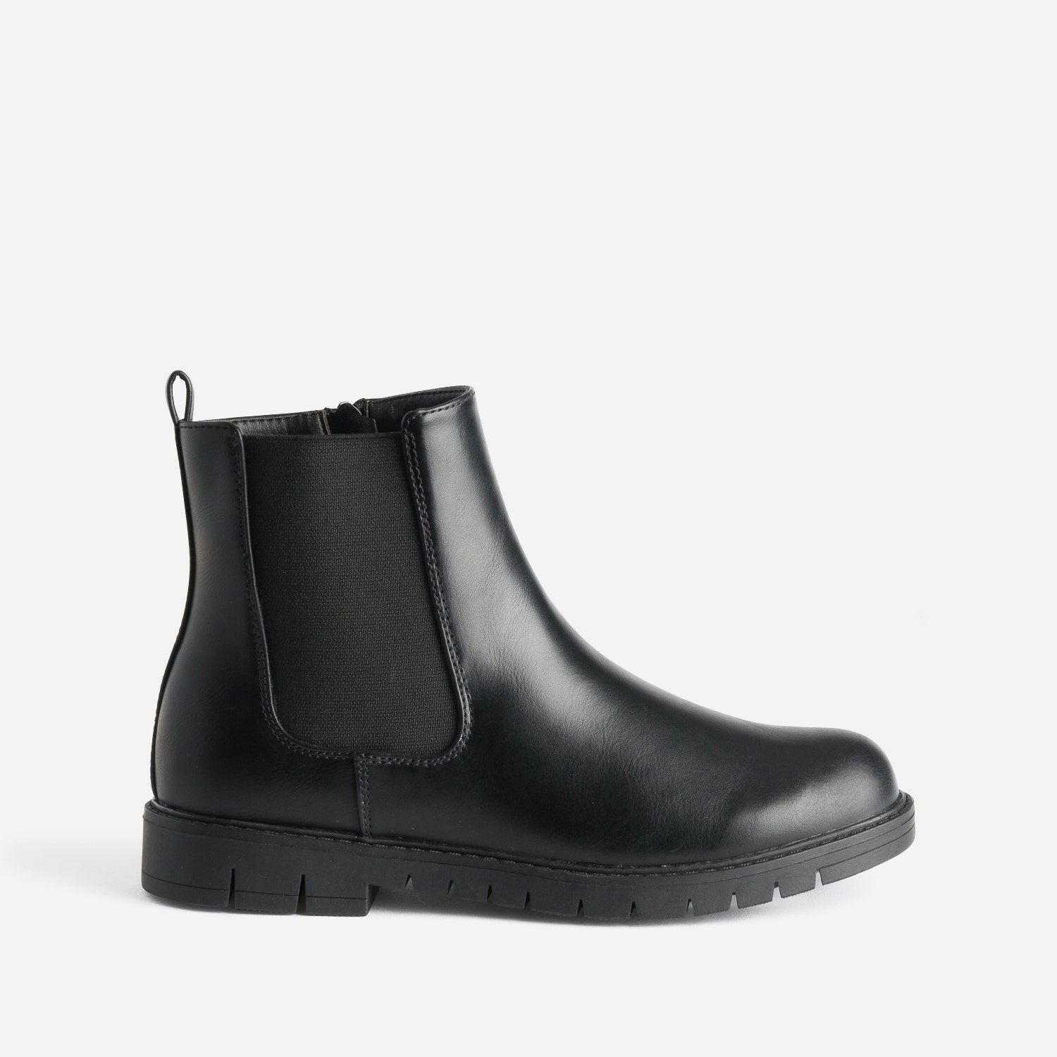 Chelsea boots BUGGY noir à semelle crantée