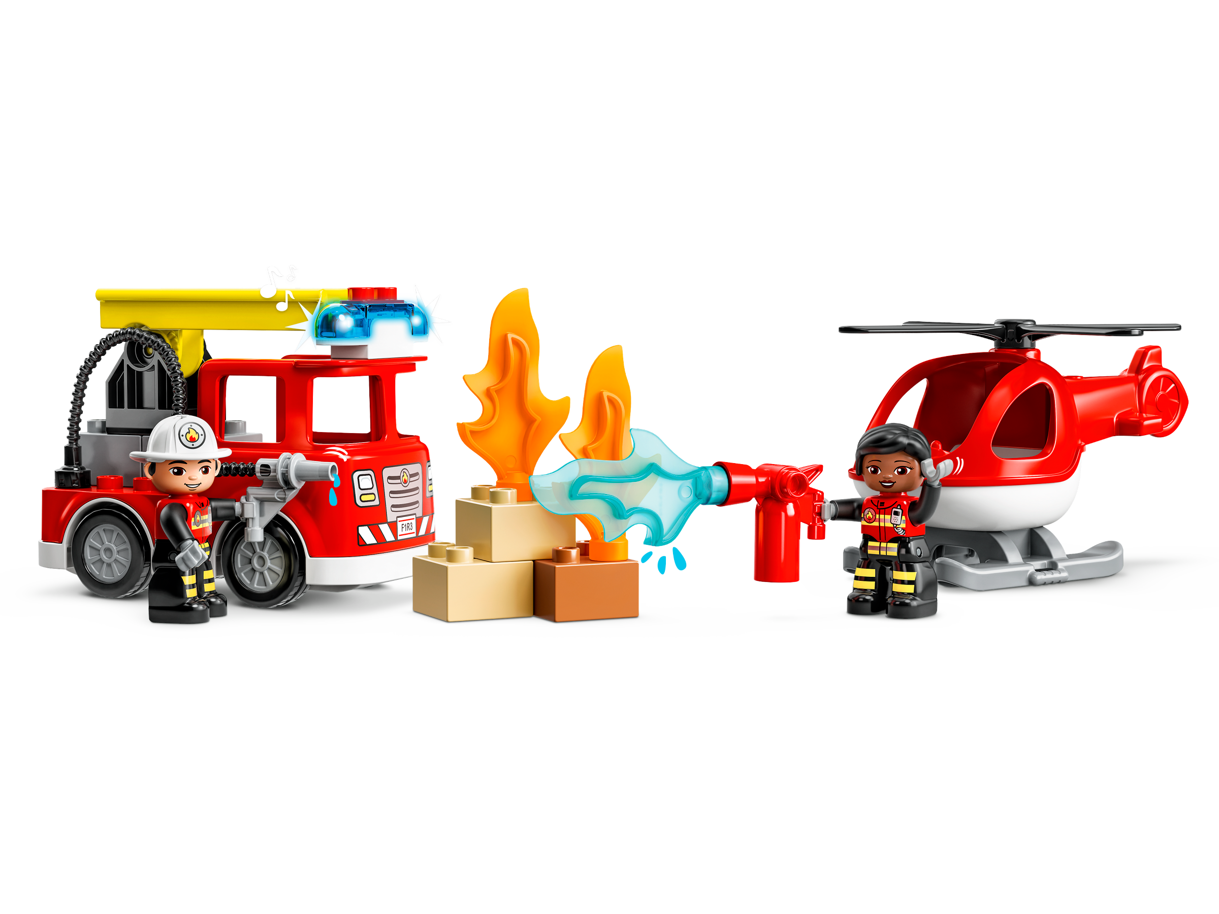 Feuerwehrwache mit Hubschrauber 10970