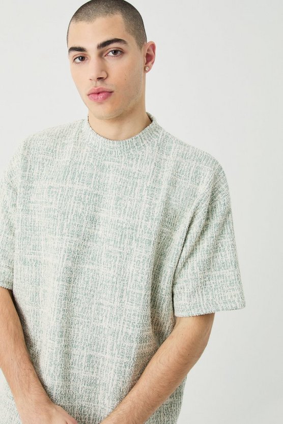Strukturiertes Oversize T-Shirt