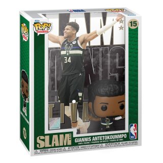 NBA Cover POP! Basketball Vinyl Figur Giannis A. (SLAM Magazin) 9 cm