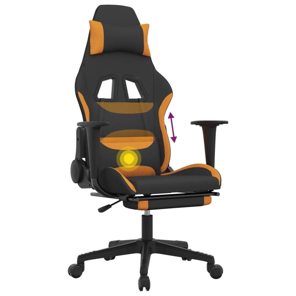 DOTMALL Gaming-Stuhl mit Fußstütze und Massage-Lendenkissen Bürostuhl Zocker Stuhl