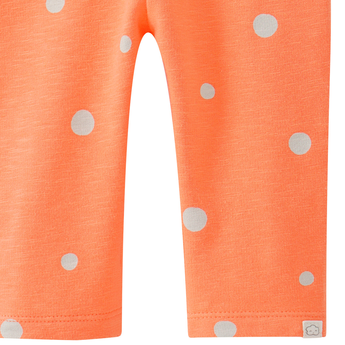 Newborn Leggings mit Punkte-Allover