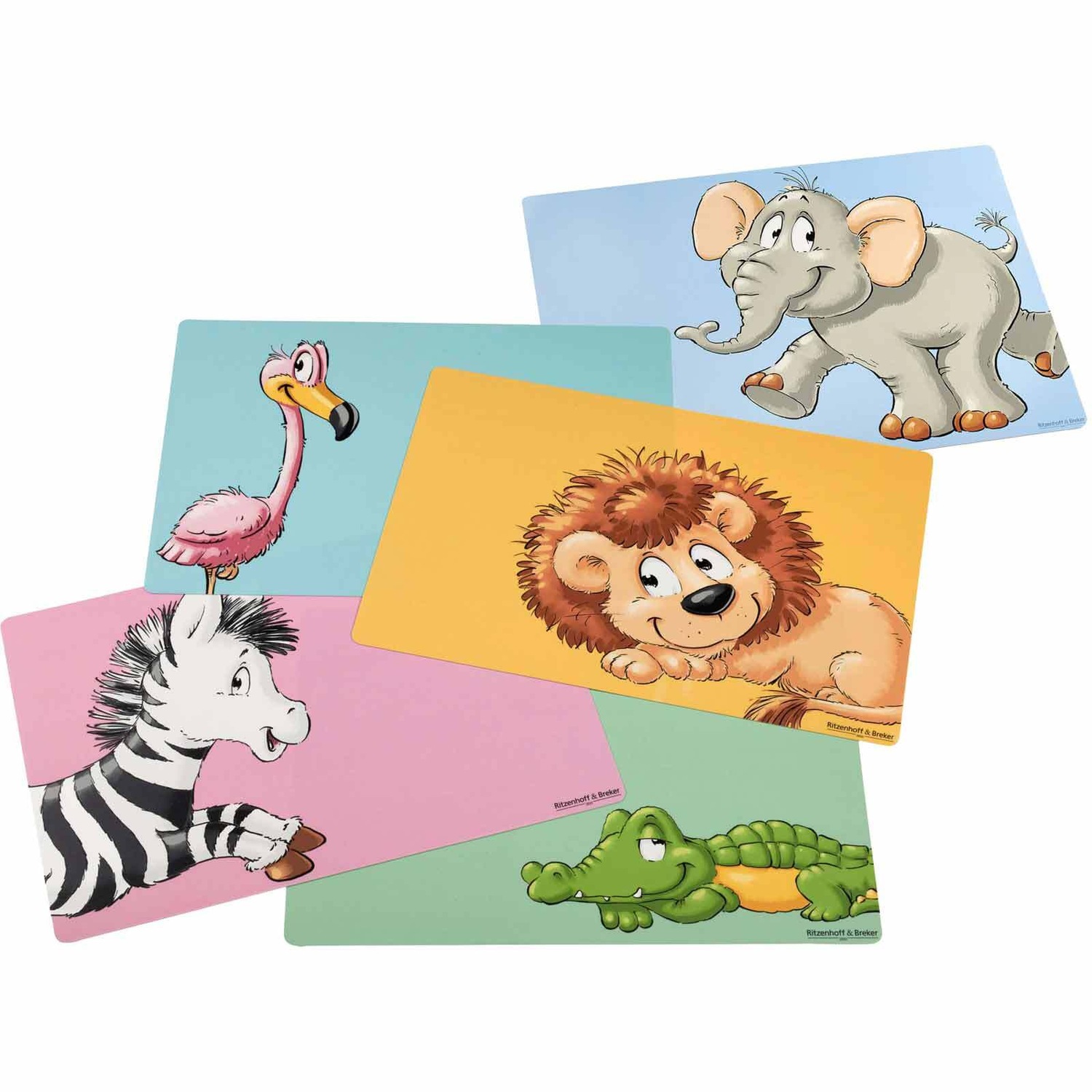 Happy Zoo Platzsets 5er Set