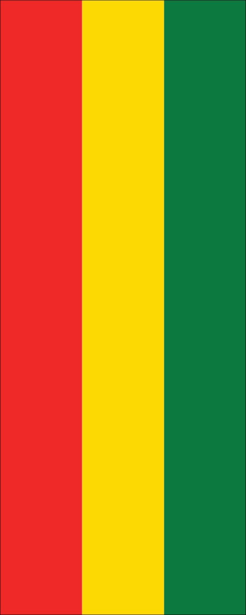 flaggenmeer Flagge Flagge Bolivien 110 g/m² Hochformat