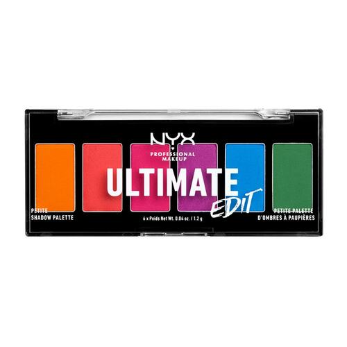 Paleta NYX Professional Makeup Ultimate Edit Petite Oogschaduw Brights 6 x 1,2 gramas