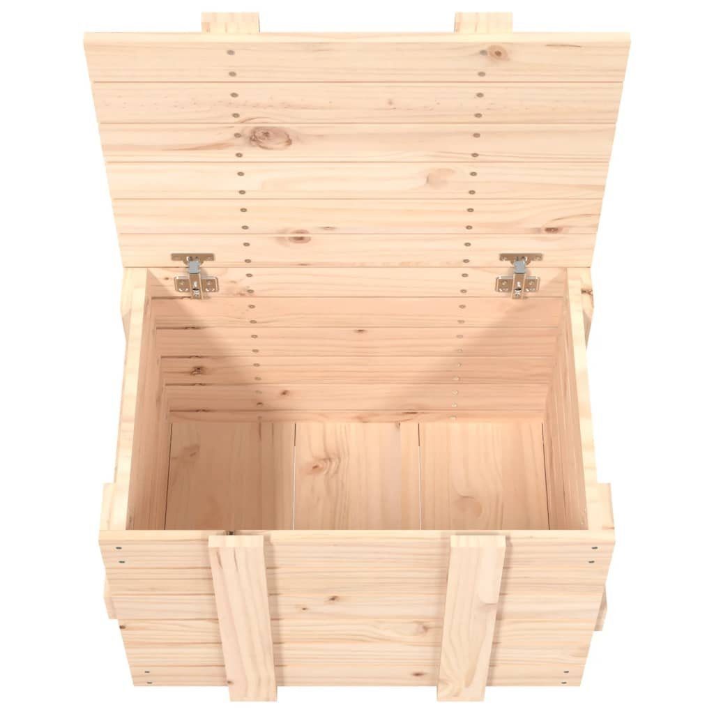 vidaXL Aufbewahrungsbox Truhe 58x40,5x42 cm Massivholz Kiefer (1 St)