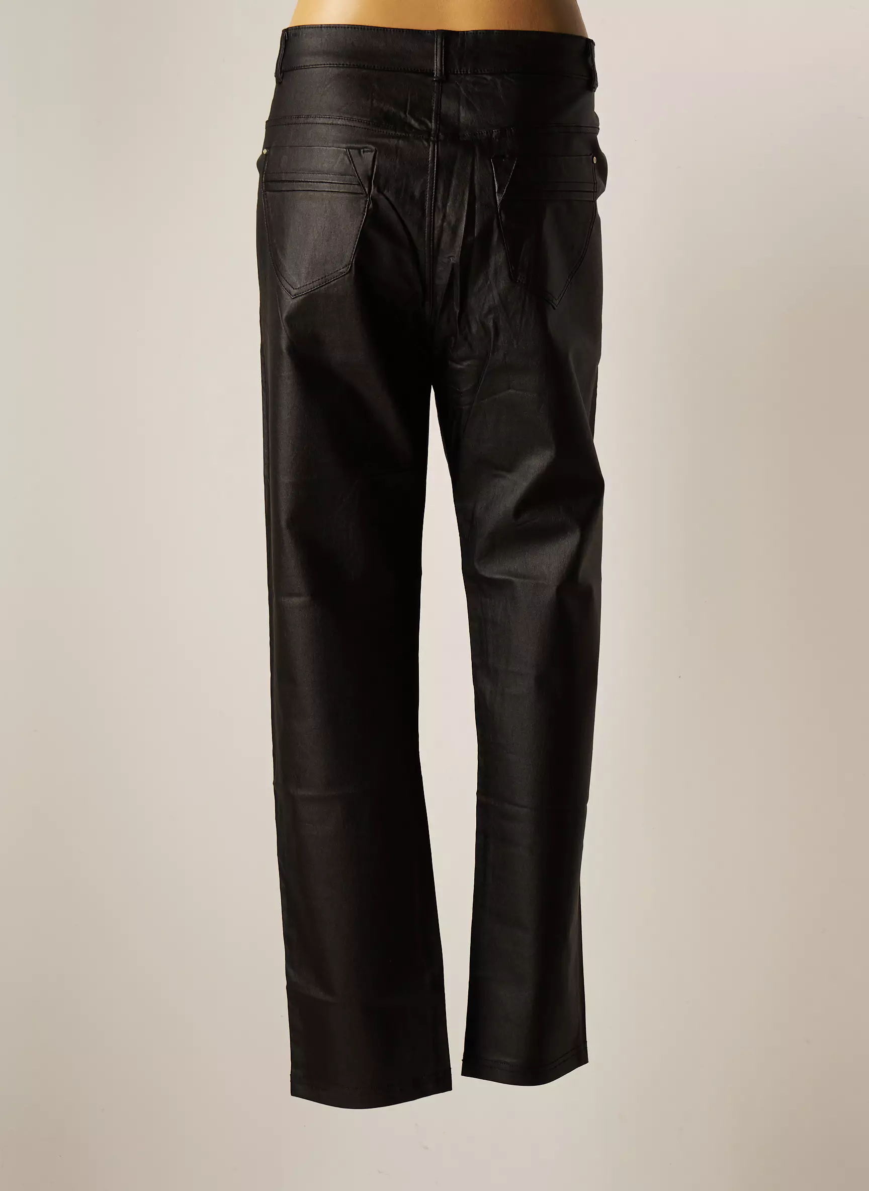 Rose Player Pantalons Slim Femme couleur noir