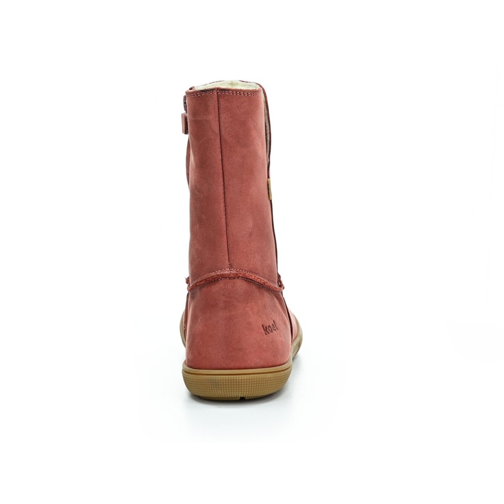 Koel4kids Dina Warm Blossom 08T010.232-600 AD rote Barfuß-Halbstiefel