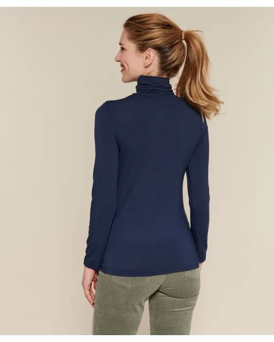 Sous pull maille col roulé