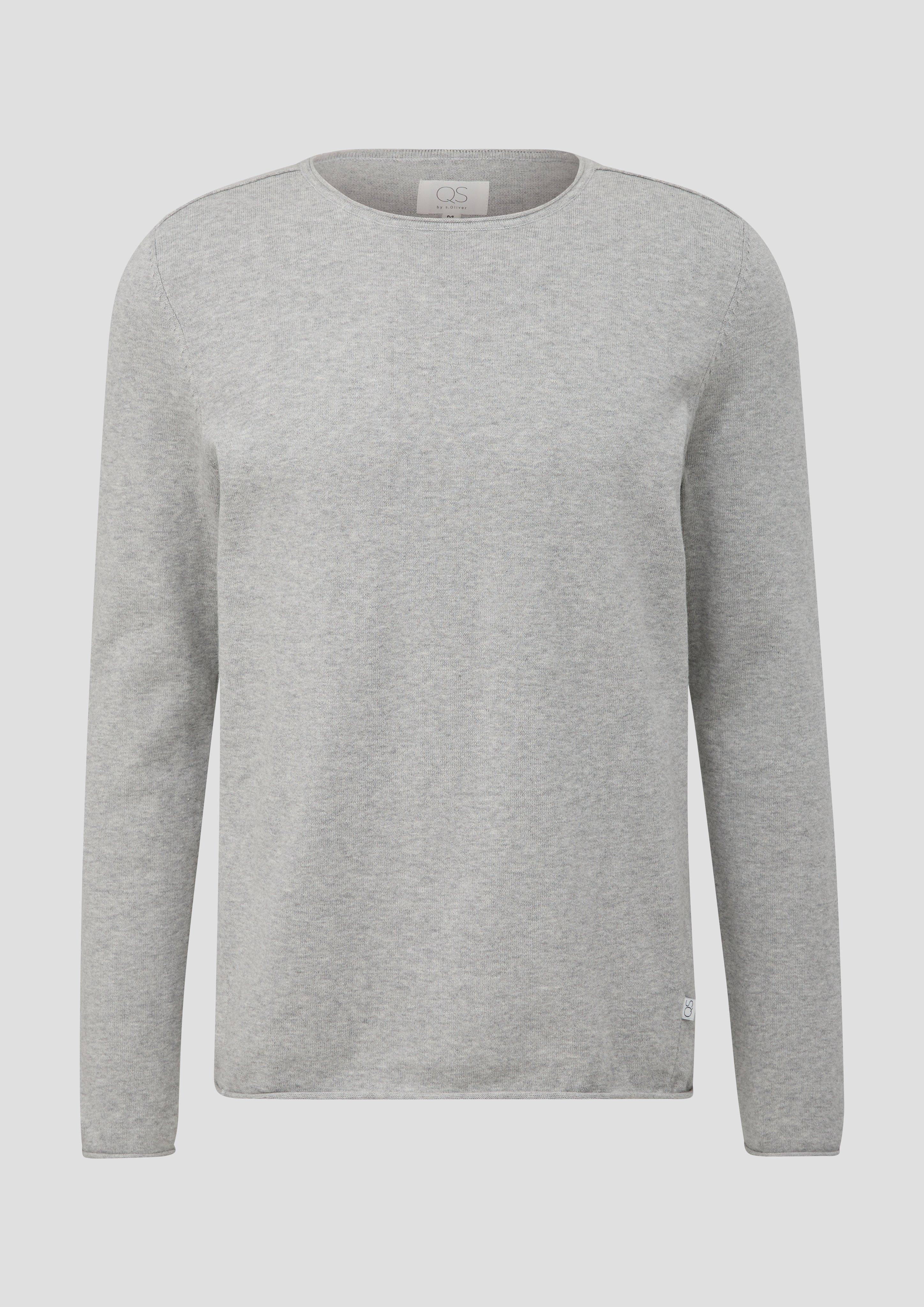 Leichter Strickpullover mit Rollsaum  2138635-9400
