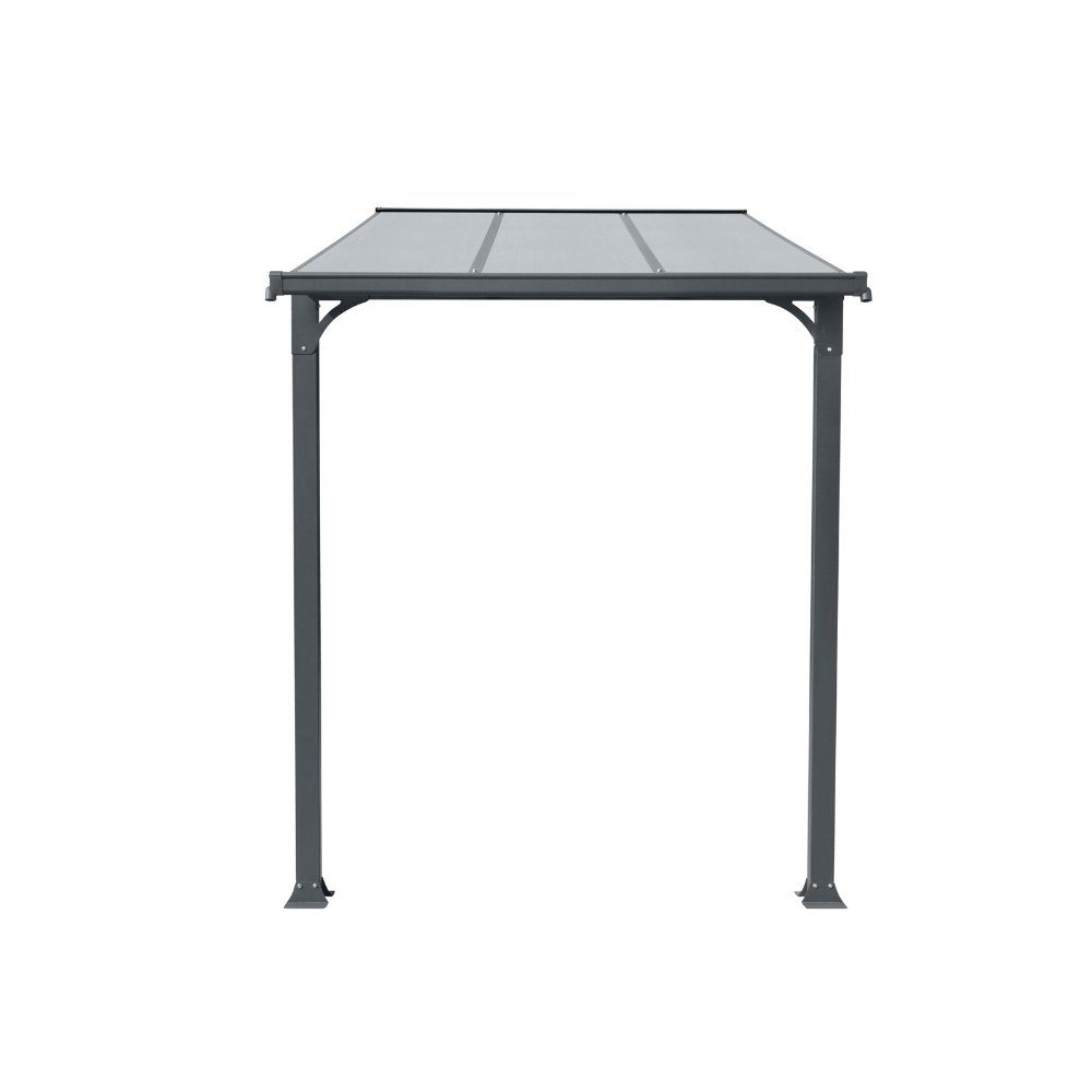 HOME DELUXE Vordach CUBIS - aus Aluminium (Komplettset), Überdachung für den Eingangsbereich, Haustür
