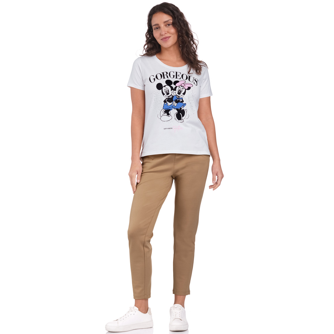 Minnie Maus T-Shirt mit Glitzer