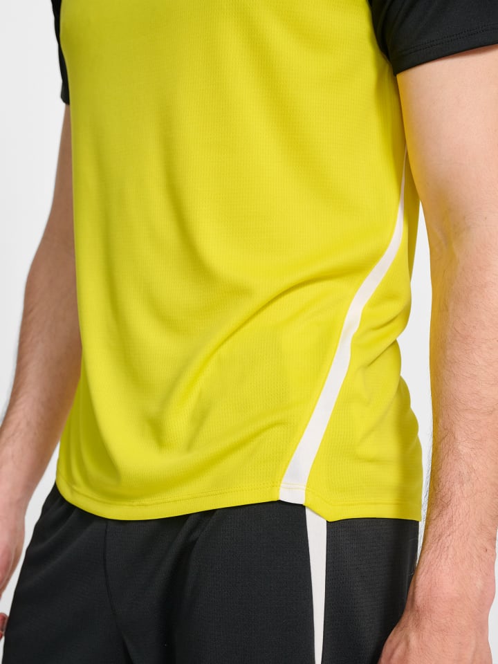 Hummel Hummel T-Shirt Hmllead Herren in BLAZING YELLOW/BLACK günstig kaufen