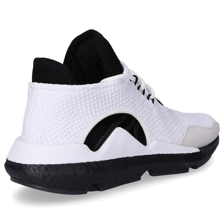 Y-3 - Sneaker high SAIKOU Polyamid - weiß