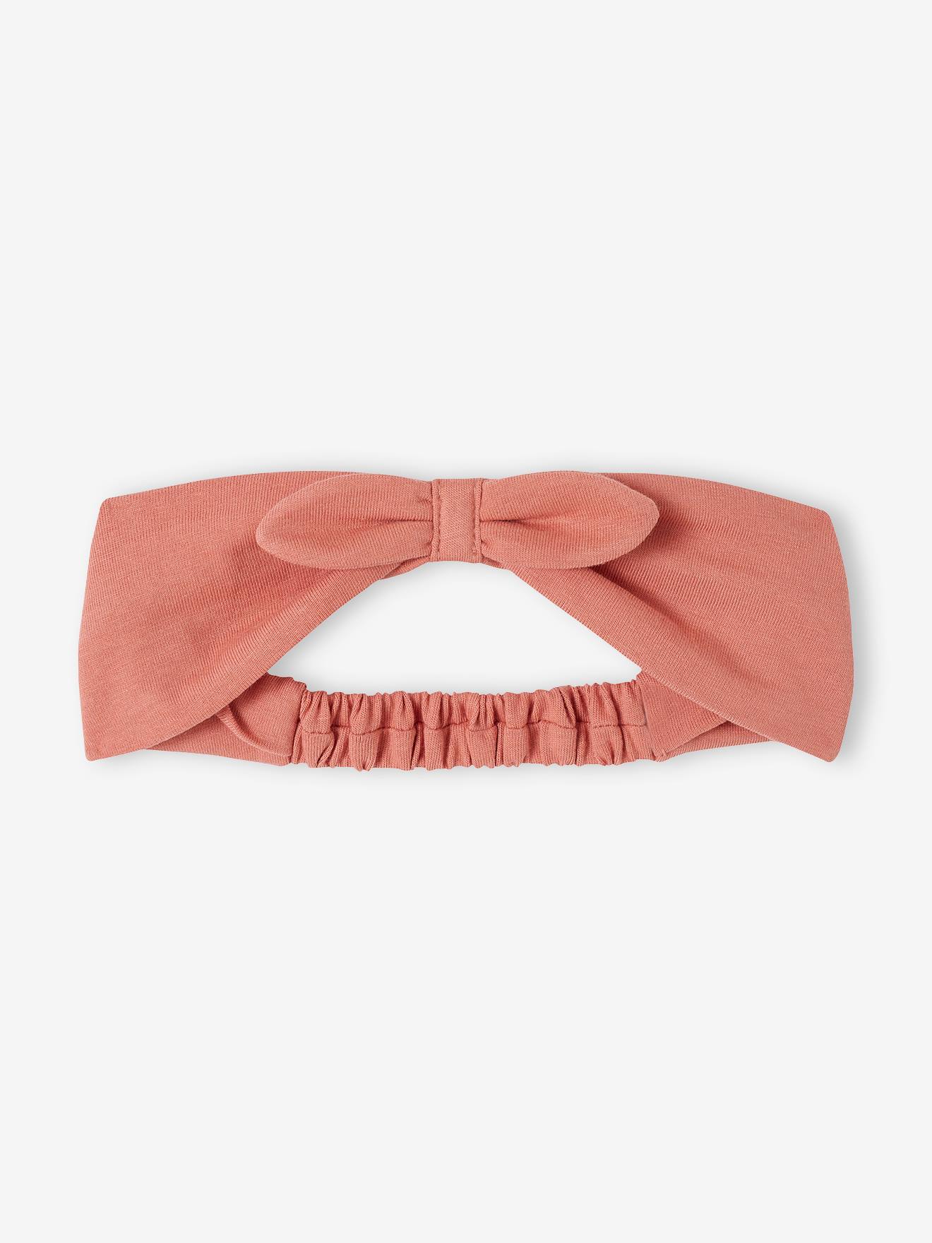 Ensemble bébé T-shirt + bandeau + short rose