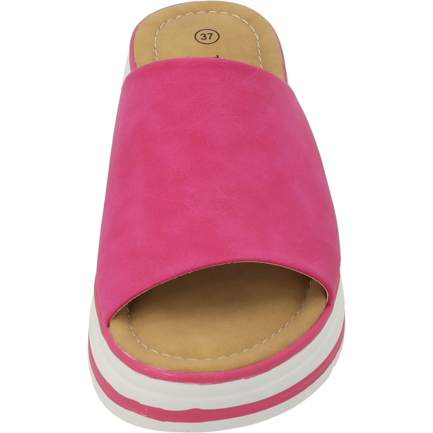 Palado Rhat, Plateau-Pantoletten, Damen, Pink