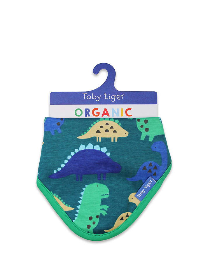 Toby Tiger Dreieckstuch in Blau/ Grün - (L)35 x (B)25 cm günstig kaufen onesize