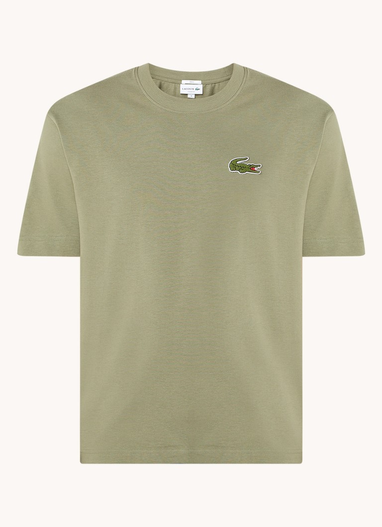 T-shirt Lacoste con logo ricamato