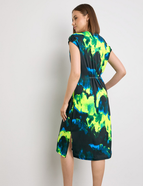 Shirtkleid mit Raffung in der Taille
