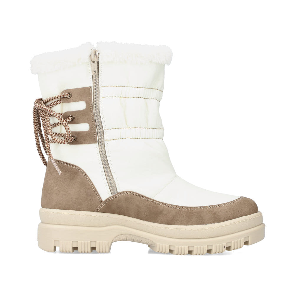 Rieker Damen Kurzstiefel altweiß