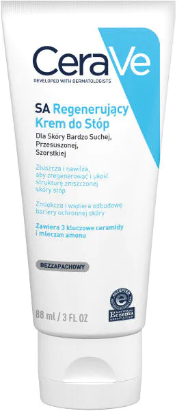 CeraVe SA regenerirajuća krema za stopala za vrlo suhu i grubu kožu