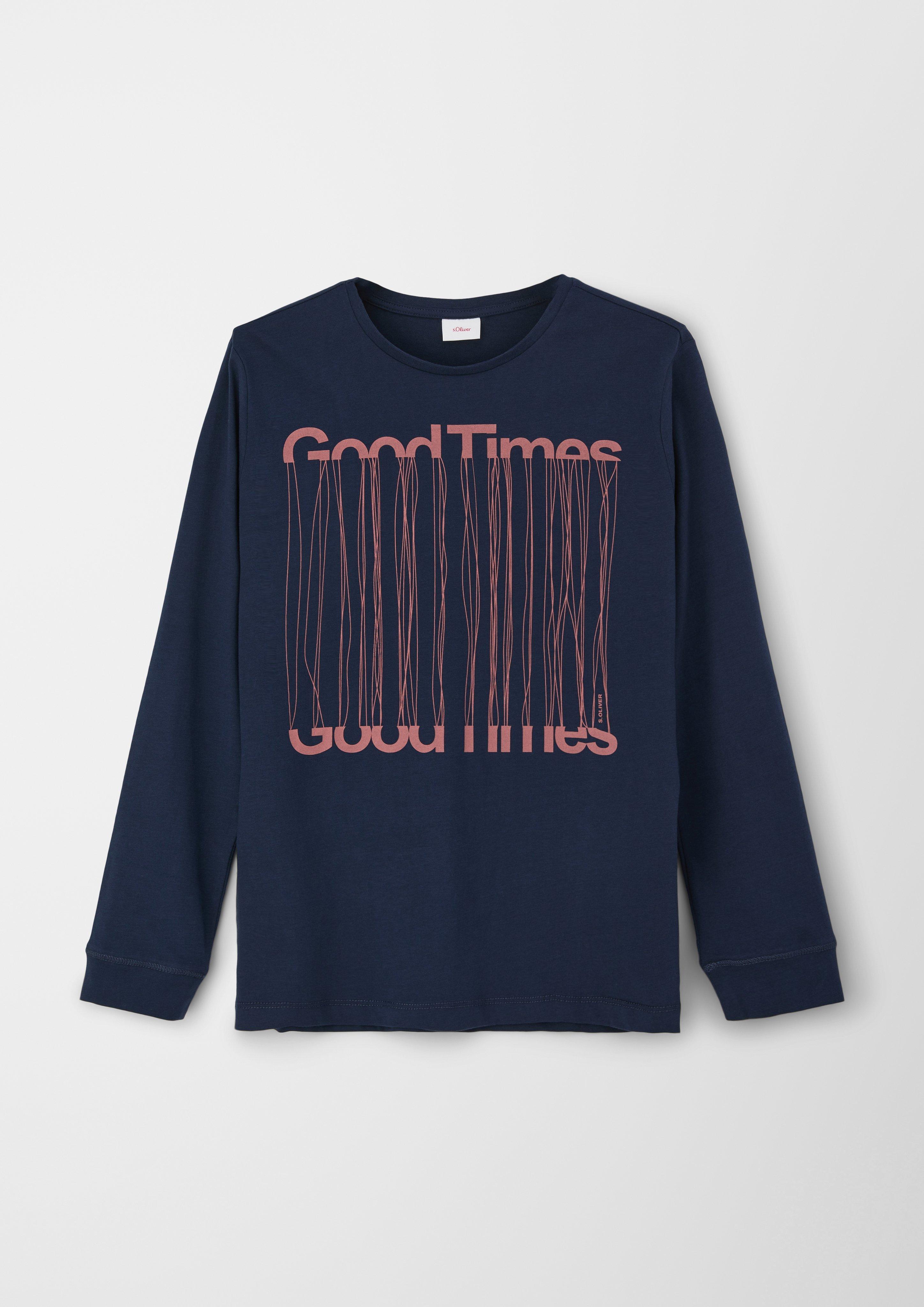 Langarmshirt mit Frontprint  2118617-5952