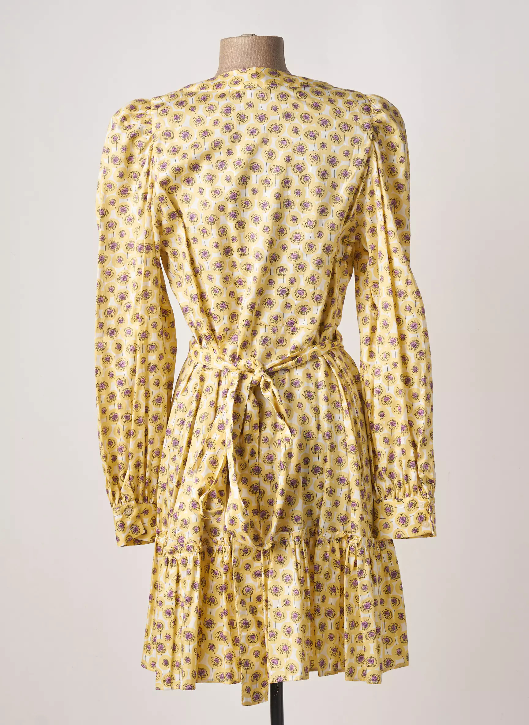 Salsa Robes Courtes Femme couleur jaune