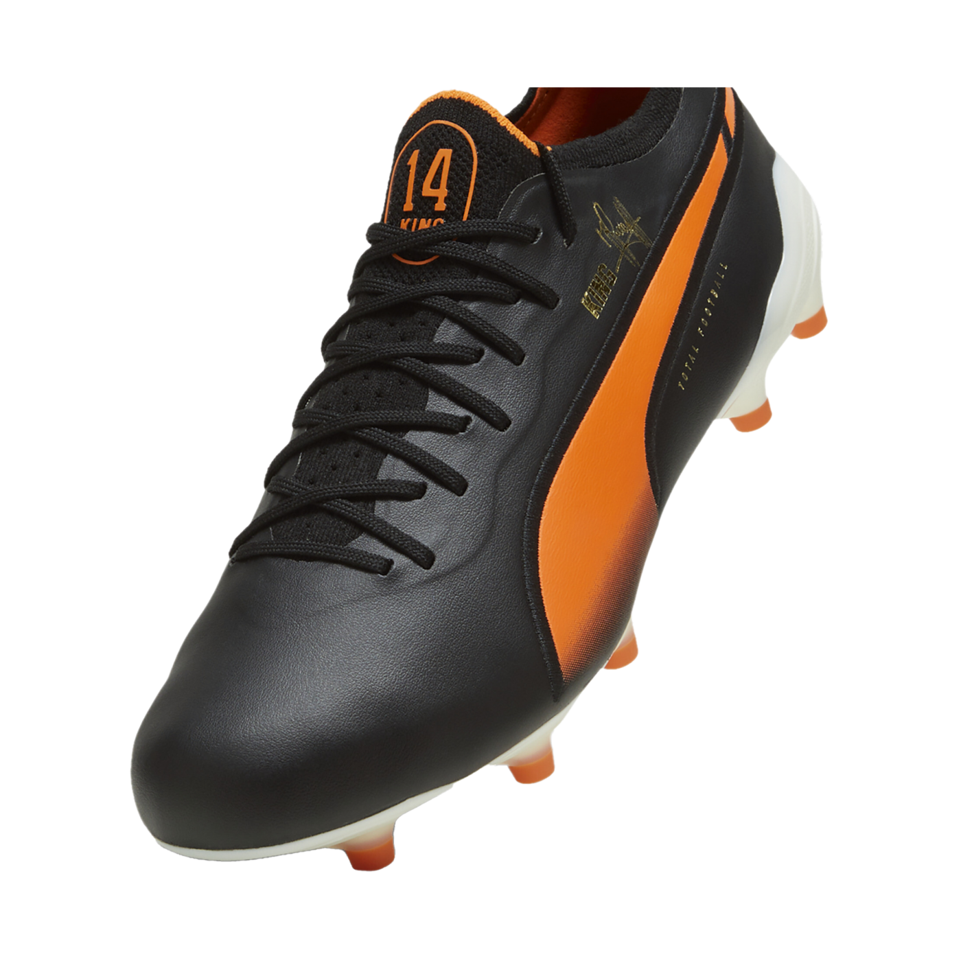 PUMA KING Ultimate Cruyff FG/AG Schwarz Weiss F01