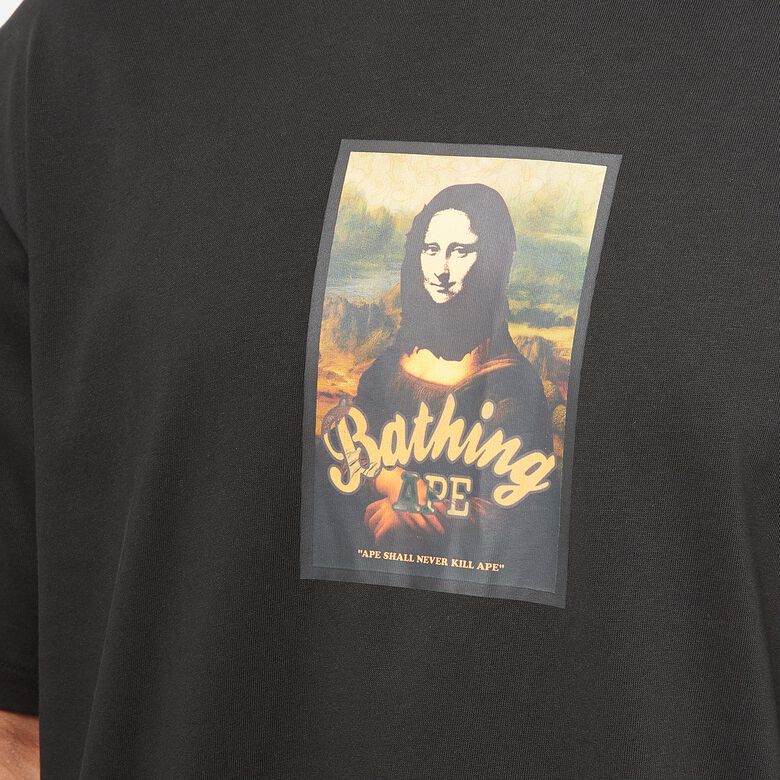 A Bathing Ape Art Print Tee Black