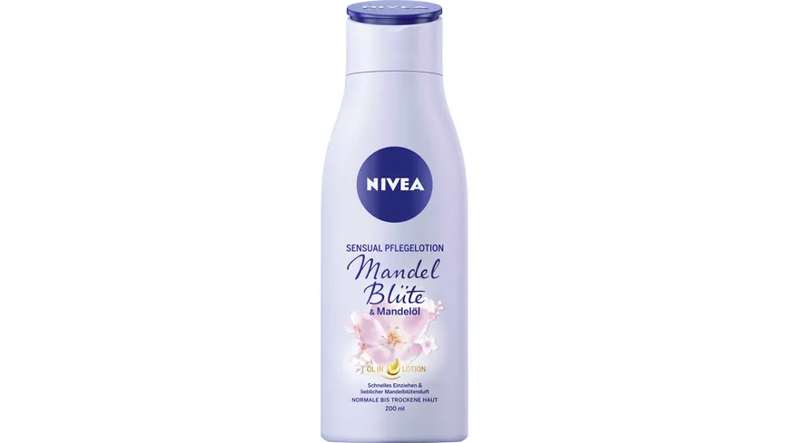 NIVEA Body Pflegelotion Mandelblüte und Mandelöl 200 ml