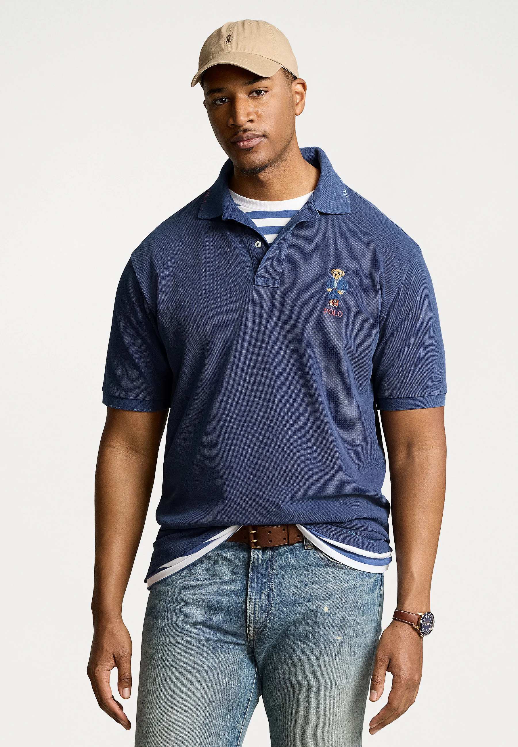 Polo Ralph Lauren Big & Tall POLO BEAR MESH POLO SHIRT - Polo