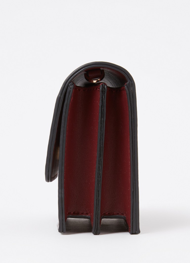 Dune London Sapphire-skulderveske i skinn med avtakbar skulderrem