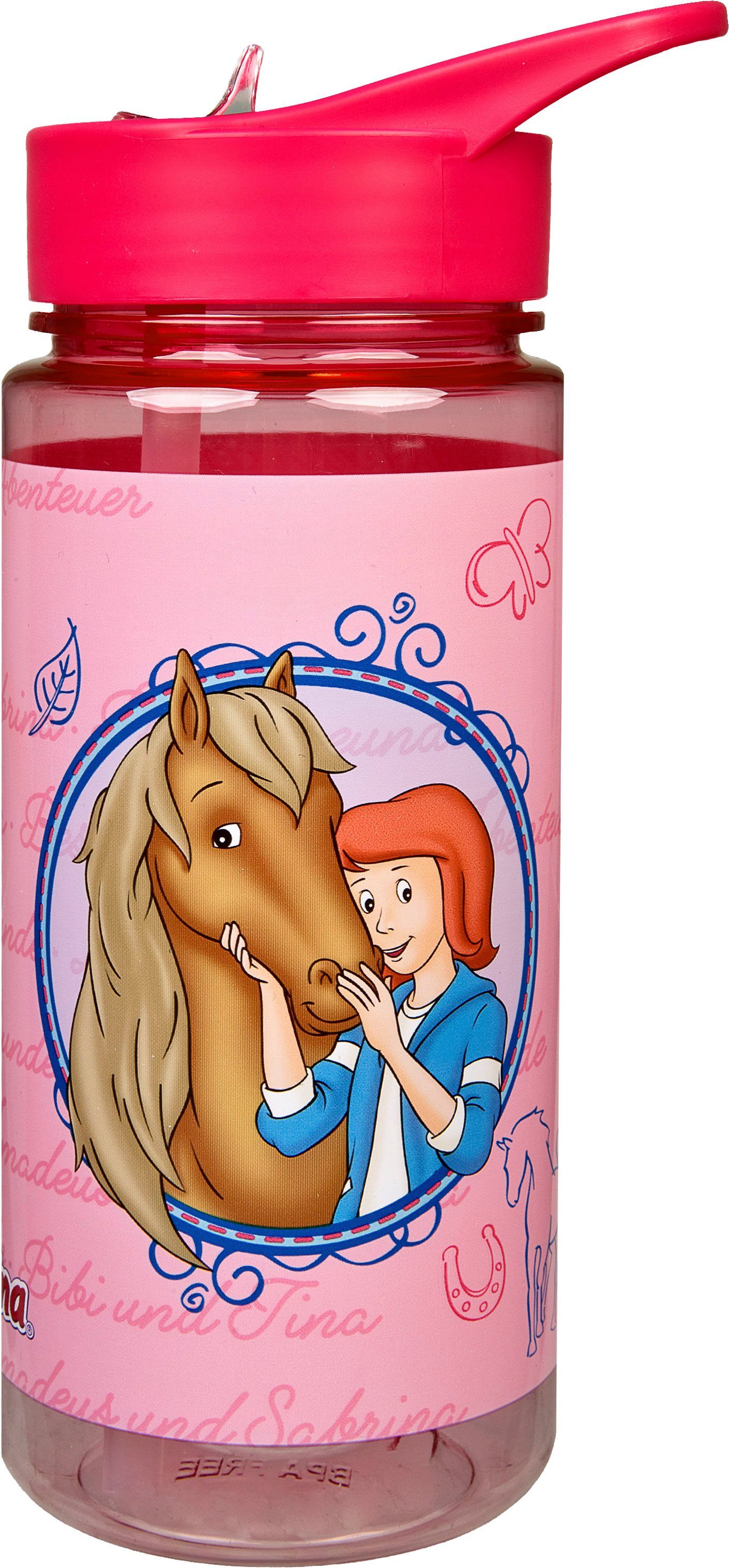 Scooli Lunchbox Bibi & Tina, Kunststoff, (Set, 2-tlg), Brotzeitdose & Trinkflasche