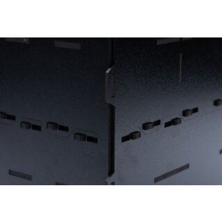 Black Paint Rack: Eck Farbregal Top (Pigment)