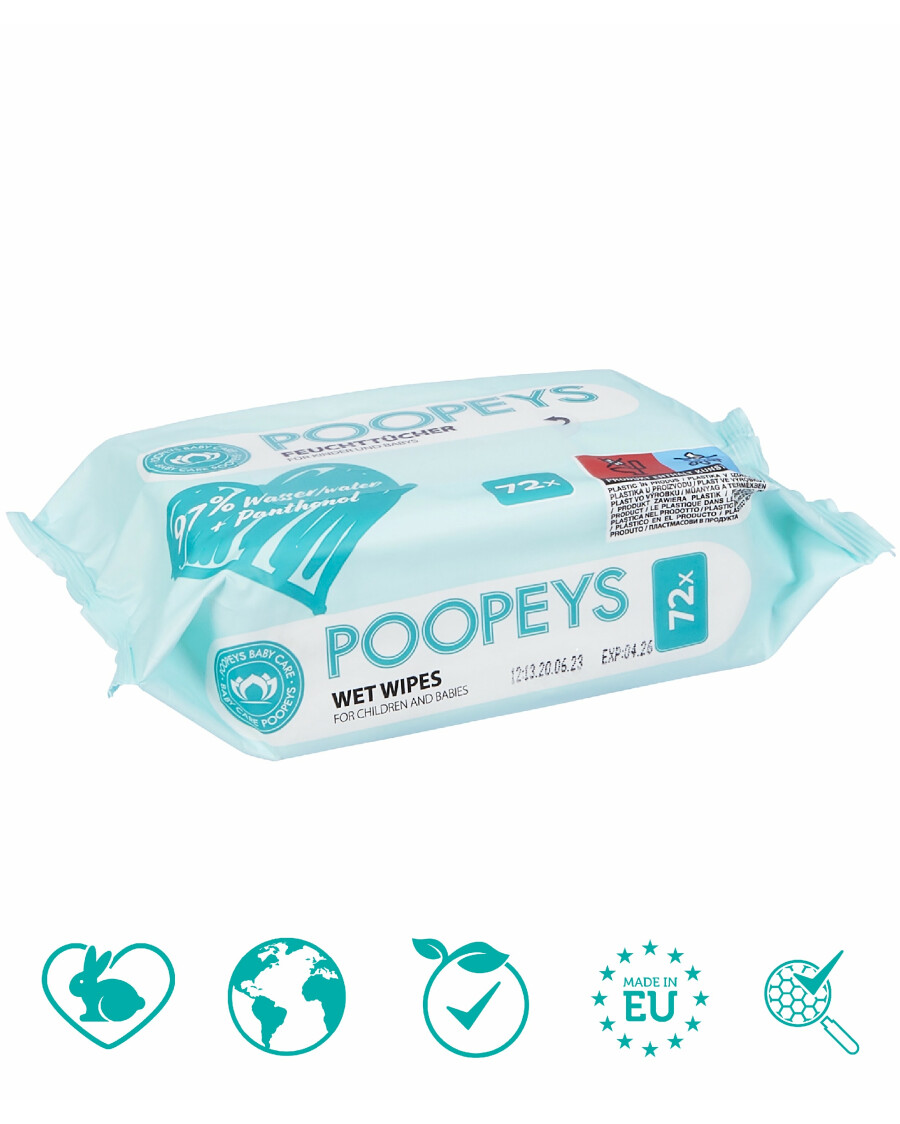 POOPEYS Feuchttücher