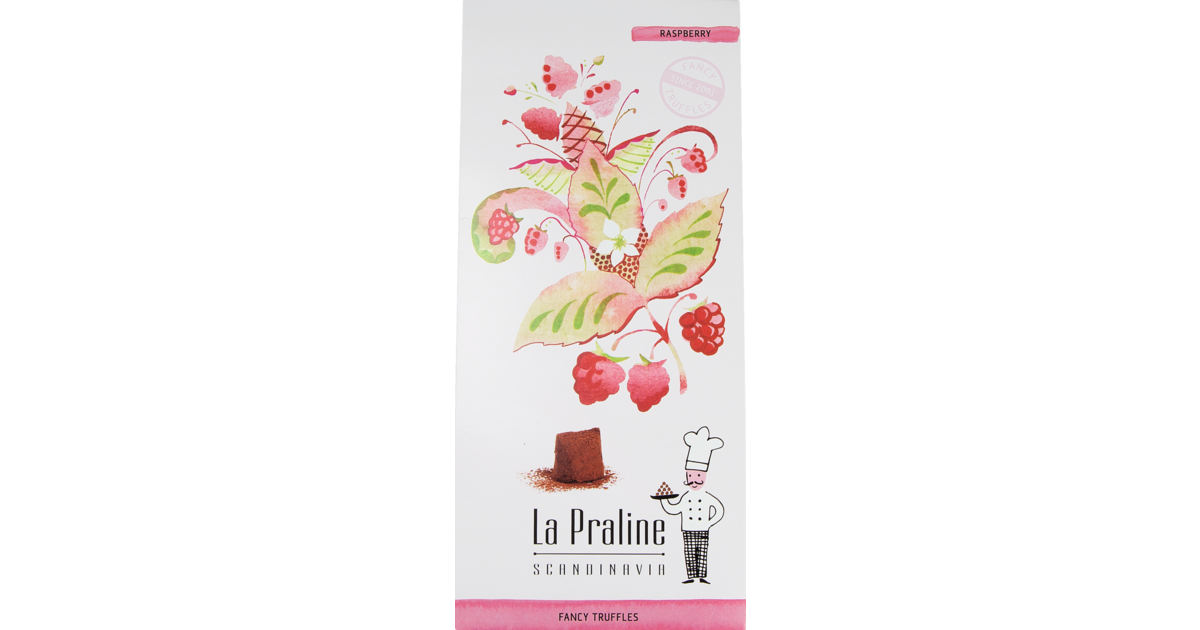 La Praline Choc Truffles Art Collection Raspberry