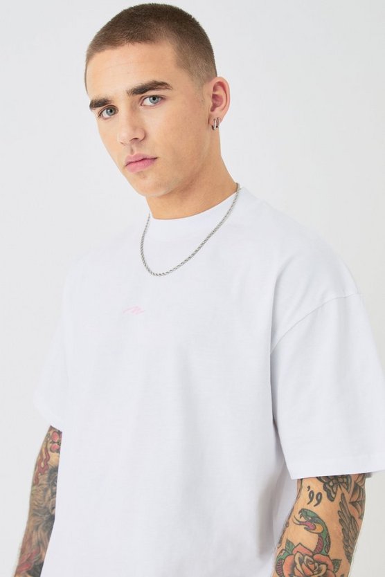 Oversize Man T-Shirt & Jacquard Jogginghose